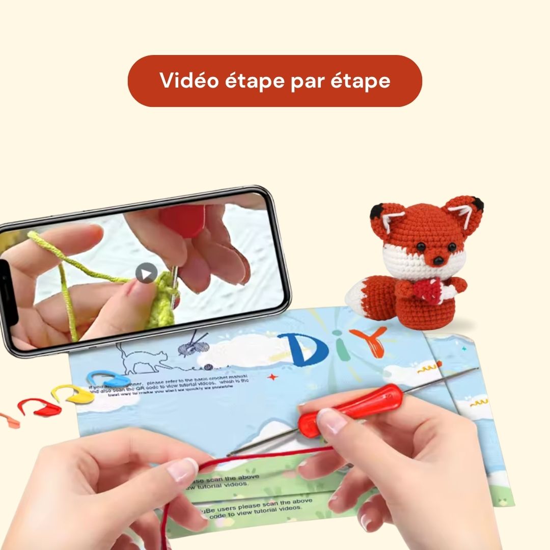 Kit crochet renard