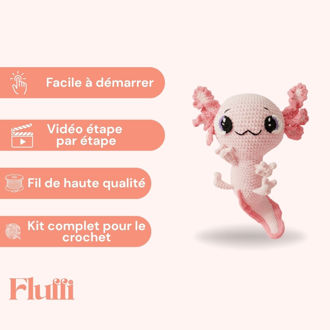 Kit crochet animal mignon