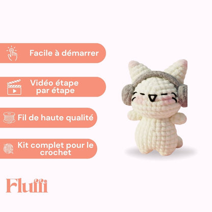Kit crochet Lapin Music
