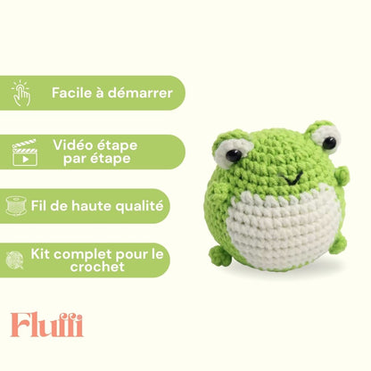 Kit crochet Grenouille