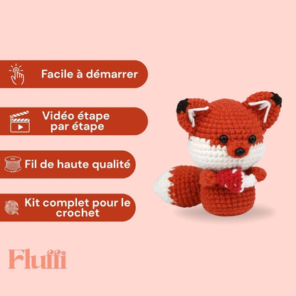 Kit crochet renard