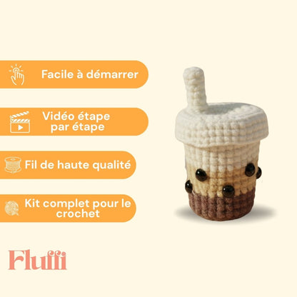 Kit crochet bubble tea
