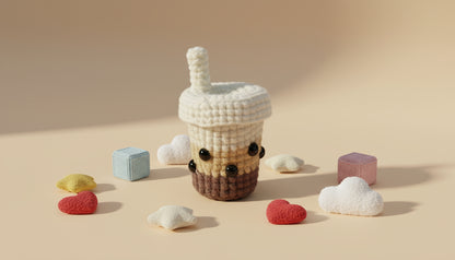 Kit crochet bubble tea