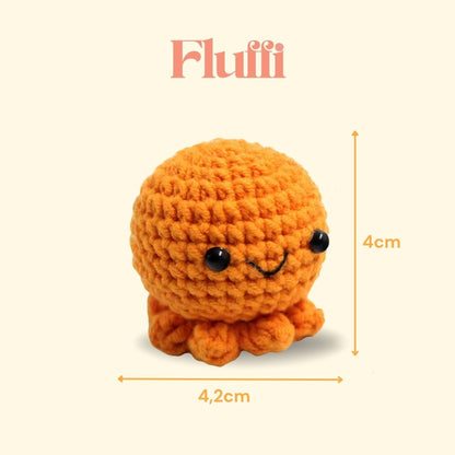 Kit crochet Pieuvre à tricôter