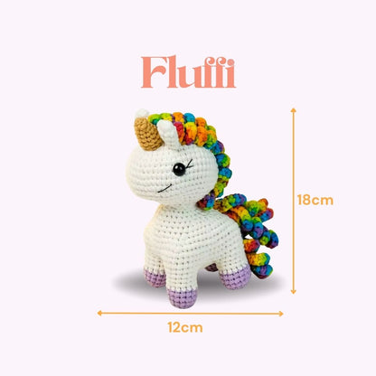 Kit crochet Licorne à Tricôter