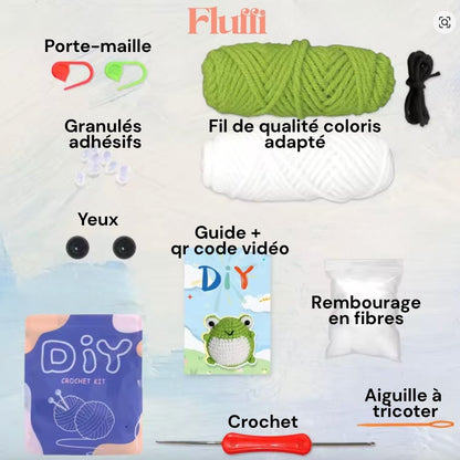 Kit crochet Grenouille