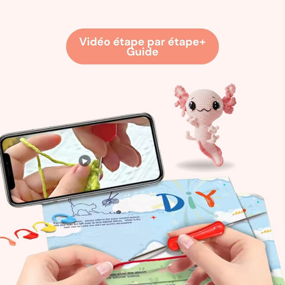 Kit crochet animal mignon