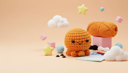 Kit crochet Pieuvre à tricôter