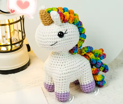 Kit crochet Licorne à Tricôter