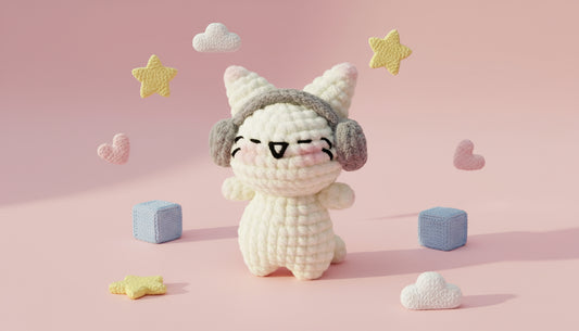 Kit crochet Lapin Music